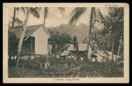 SÃO TOMÉ E PRÍNCIPE - Cubatas D'Angolares (Ed. M. Lopes ) Carte Postale - Sao Tome En Principe