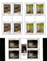 Czech Republic - 2014 - Art On Stamps - Jakub Schikaneder, Jaromir Funke, Salvador Dali - Mint Miniature Sheets Set - Neufs