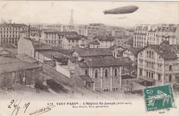 CARTE POSTALE   TOUT PARIS L'hopital St Joseph 14° Rue Didot,vue Générale - Arrondissement: 14