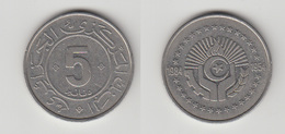 5 DINARS 1954 -1984 - Algerije