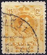 Spain 1917 - Alphonse XIII " Medallon " ( Mi 247a - Edifil N° 271 Na ) Number On The Back In Red Instead Of Orange - Variedades & Curiosidades