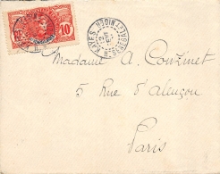 LETTRE DE KAYES HAUT SENEGAL ET NIGER AVEC FAIDHERBE  => FRANCE  COLONIES  COVER - Covers & Documents