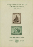 N° 200/01, Sesquicentenaire Du 1er Gouvernement National, Bloc Avec 5c Brun Et 10c Vert Unicolores, T.B. Michel... - Autres & Non Classés