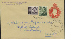 Lettre N° 155 +173C, Sur Entier Postal à 3 1/2 P, Càd ANARE Heard 1s Aust 1Ap 52, Cachet... - Autres & Non Classés