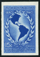 Neuf Sans Gomme N° 412, Cinquantenaire De L'Union Panaméricaine, ND, émis Sans Gomme, T.B. - Other & Unclassified