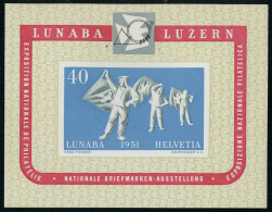 Neuf Sans Charnière N° 14, Le Bloc Lunaba, Infime Point D'adhérence T.B. - Sonstige & Ohne Zuordnung