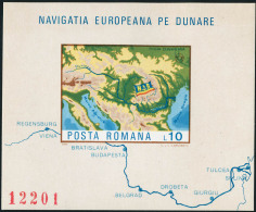 Neuf Sans Charnière N°130 Et 130a. Les 2 Blocs Navigation Européenne Sur Le Danube. T.B. - Other & Unclassified
