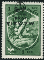 Neuf Sans Charnière N°476C. 1+1 Vert Jamborée Mamaia 1934. Surcharge Renversée. T.B. Rare.... - Sonstige & Ohne Zuordnung