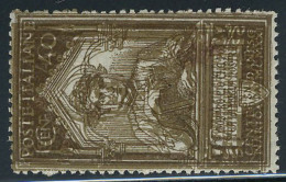 Neuf Sans Charnière N° 110, 112, 15 Et 40c Dante, Double Impression T.B. Sassone 116c +118c : 650€ - Sonstige & Ohne Zuordnung