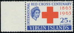 Neuf Sans Charnière 1963, Centenaire De La Croix Rouge, La Série Complète, T.B. - Autres & Non Classés