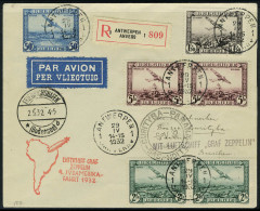 Lettre Zeppelin 4è SAF 1932 Pour Le Brésil, T.B. - Autres & Non Classés