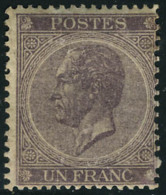 Neuf Avec Charnière N° 21. 1f Violet, T.B. - Andere & Zonder Classificatie