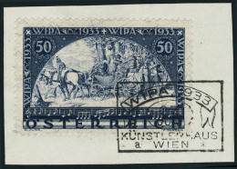 Fragment N° 430a. 50 + 50 WIPA Avec Fils De Soie, Obl. De L'expo S/fgt. T.B. - Other & Unclassified