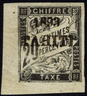Neuf Avec Charnière N° 21, 20c Noir Tahiti 1893, Cdf, T.B. - Sonstige & Ohne Zuordnung