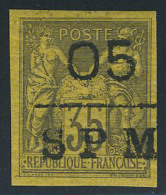 Neuf Avec Charnière N° 8, 9 Et 11, Les 3 Valeurs T.B. N° 9 Signé Calves - Other & Unclassified