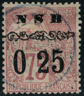 Oblitéré N° 14, 0.25 Sur 75c Rose T.B. Signé Brun - Autres & Non Classés