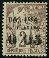 Neuf Sans Gomme N° 2a, 005 Sur 2c Déc 1886 T.B.  émis NSG T.B.  Signé MIro, Amorce De... - Other & Unclassified