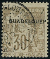 Oblitéré N° 22aD, 30c Guadelouep T.B. Signé Brun - Other & Unclassified