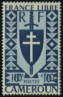 Neuf Sans Charnière N° 250a, 10c Bleu, Double Impression De La Valeur, T.B. Maury - Other & Unclassified