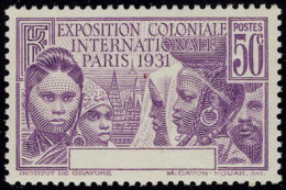 Neuf Sans Charnière N° 150a, 50c Exposition Coloniale, Sans Cameroun Dans Le Cartouche, T.B. - Autres & Non Classés