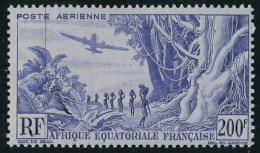 Neuf Sans Charnière N° 52B, 200f Caravane De Porteurs, Violet Au Lieu De Bleu, T.B. Maury - Autres & Non Classés