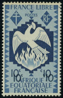 Neuf Sans Charnière N° 142a, 10c Bleu Gris Double Impression De La Valeur, T.B. Maury - Other & Unclassified