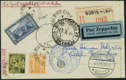 Lettre Zeppelin 1er Sudamerikafahrt 1933 Pour Le Brésil, T.B. - Autres & Non Classés
