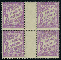 Neuf Sans Charnière N° 19, 2f Violet, 50 Ex En Morceaux De Feuille, T.B. - Andere & Zonder Classificatie