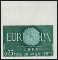 Neuf Sans Charnière France N° 1266/07. EUROPA 1960. La Paire Non Dentelée + La Même En 2... - Andere & Zonder Classificatie