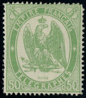 Neuf Avec Charnière N° 6, 50c Vert, Cl, T.B. Signé Calves - Autres & Non Classés