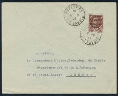 Lettre ANNECY, Mayer N° 1 Sur L. Càd Annecy 6.8.44 Pour Annecy, T.B. - Andere & Zonder Classificatie