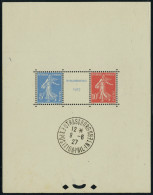 Neuf Sans Charnière N° 2, Bloc Strasbourg, Cachet De L'expo Hors Timbres, T.B. - Autres & Non Classés