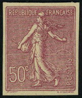 Neuf Sans Gomme N° 199, 50c Semeuse Lignée, 9 Essai De Couleurs, Tous Différents, ND, T.B. - Autres & Non Classés