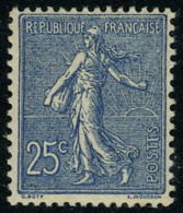 Neuf Sans Charnière N° 132a, 25c Bleu Foncé Excellent Centrage T.B. - Autres & Non Classés