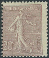 Neuf Sans Charnière N° 131, 20c Brun Lilas X 4ex Infimes Points Dans Le Papier Ou Infimes Froissure De... - Autres & Non Classés