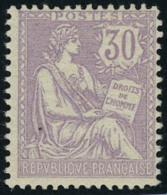 Neuf Sans Charnière N° 128, 30c Violet, T.B. - Autres & Non Classés