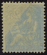 Neuf Sans Charnière N° 118b, 25c Bleu, Réimpression Recto Verso, T.B. - Autres & Non Classés