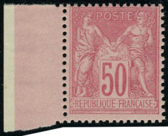 Neuf Sans Charnière N° 98, 50c Rose II Bdf, T.B. - Autres & Non Classés