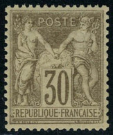 Neuf Avec Charnière N° 69, 30c Brun Cl Excellent Centrage T.B. - Autres & Non Classés