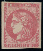 Neuf Avec Charnière N° 49, 80c Rose T.B. Signé Calves - Sonstige & Ohne Zuordnung