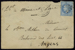 Lettre N° 29A, 20c Bleu I, Seul Sur L Obl ASNA (grandes Lettres) + Càd Versailles Assemblée... - Other & Unclassified