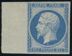 Neuf Avec Charnière N° 10c, 25c Bleu Réimpression Grand Bdf Superbe - Andere & Zonder Classificatie