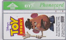 UK, BTA-148, Disney´s Toy Story (1) - Mr Potato Head.   CN : 642K - BT Emissioni Generali