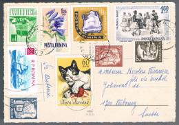 Romania, 1968, For Fribourg - Lettres & Documents
