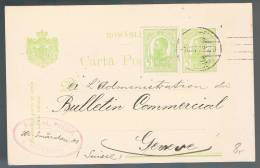 Romania, 1909, For Geneve - Cartas & Documentos