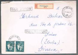 Romania, 1964, For Geneve - Lettres & Documents