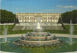 Château De Herrenchiemsee Du  Roi Louis II De Bavière, Carte Postale Adressée ANDORRA,avec Timbre à Date Arrivée - Rosenheim