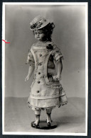 8053 - Alte Glückwunschkarte - Puppe Sonneberger Wachspuppe Von 1890 - N. Gel - Eerste Schooldag