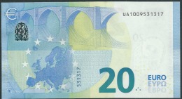 € 20  FRANCE  UA U004 B1  DRAGHI  UNC - 20 Euro