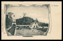 SÃO TOMÉ E PRÍNCIPE - Roça "Ponta Figo" ( Ed. Mendes & Lopes Araujo )carte Postale - Santo Tomé Y Príncipe